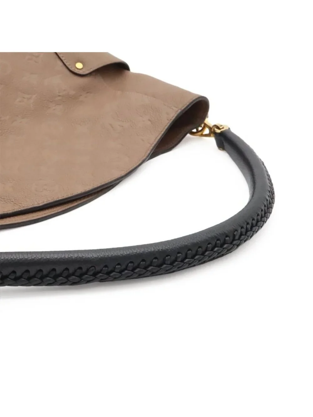 Louis Vuitton Monogram Empreinte Bagatelle 2-Way Shoulder Bag Semi Taupe